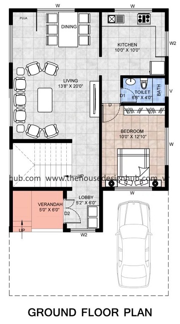 800 sq ft home design