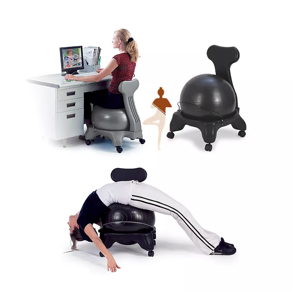 fitball balance ball chair