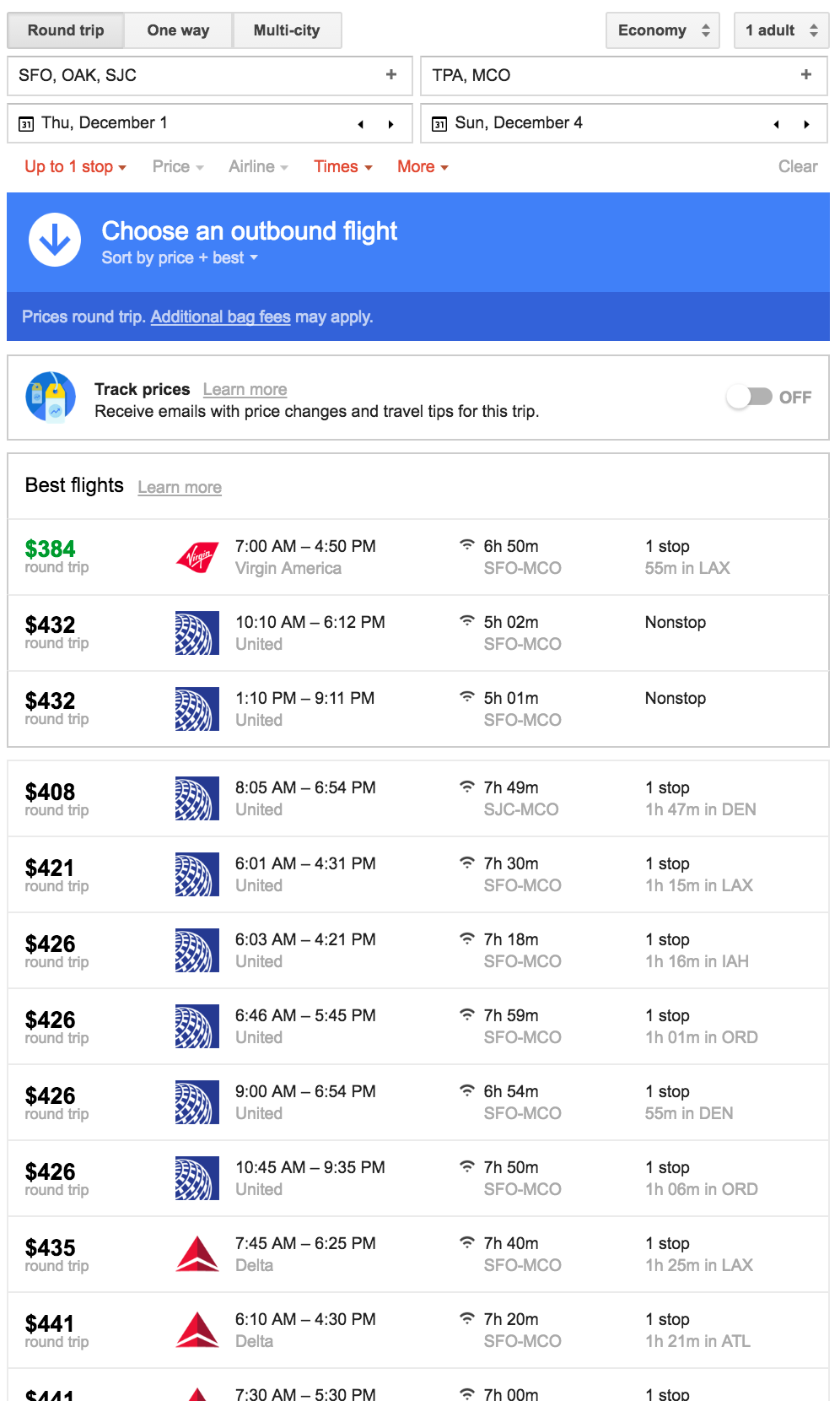 multi city google flights