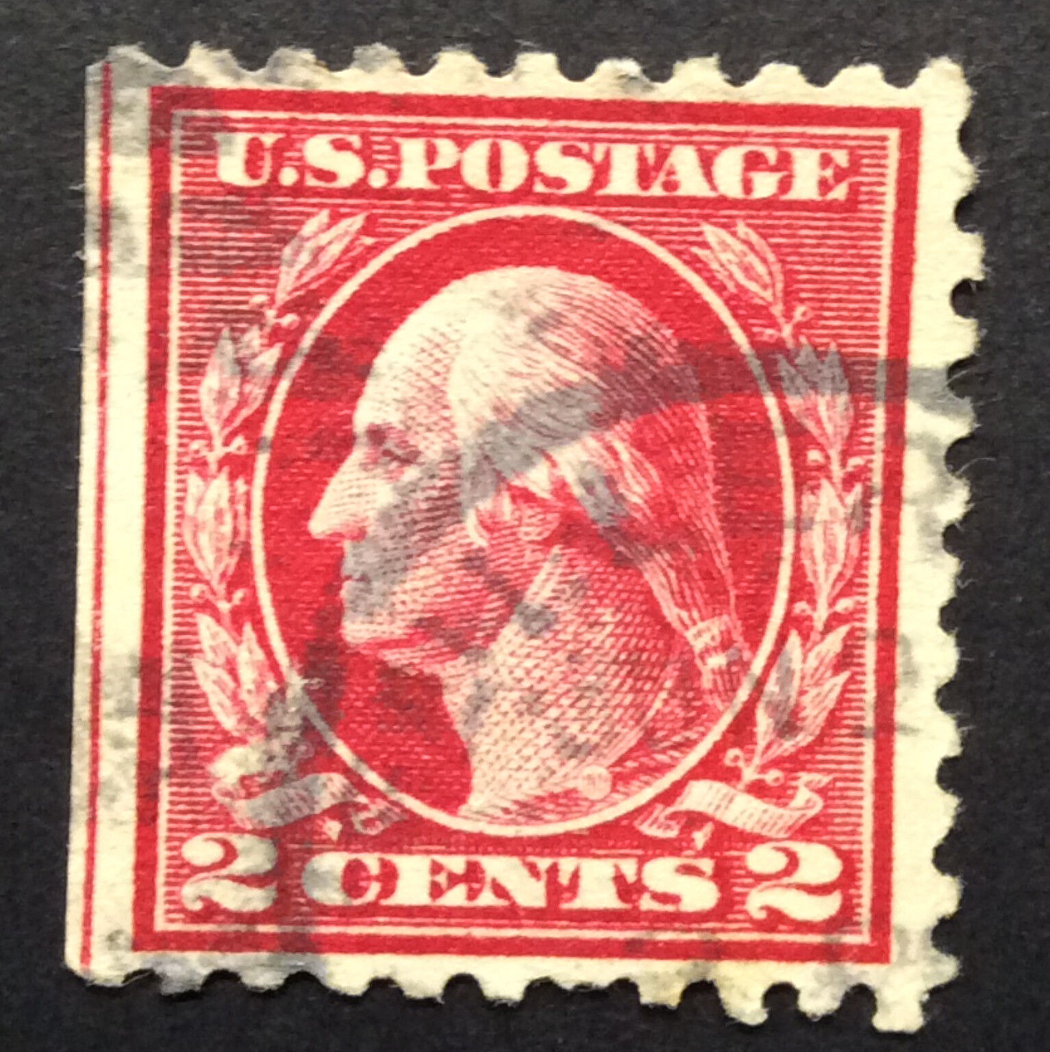 rare 2 cent george washington stamp