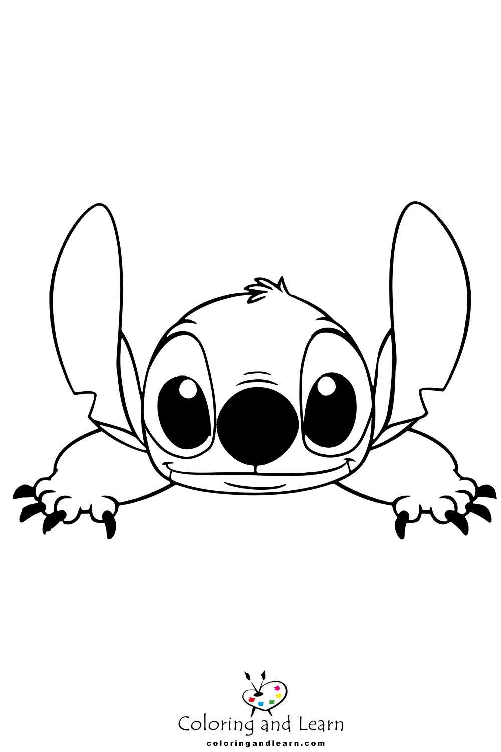 printable stitch coloring pages