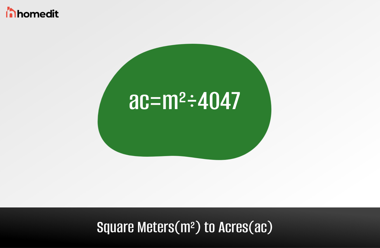 how many square meters in an acre