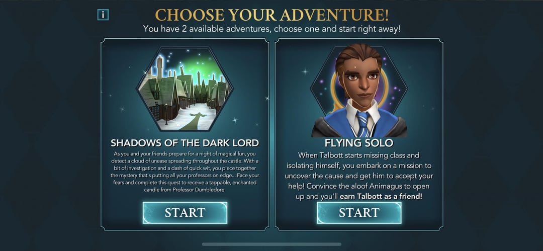 hogwarts mystery flying solo