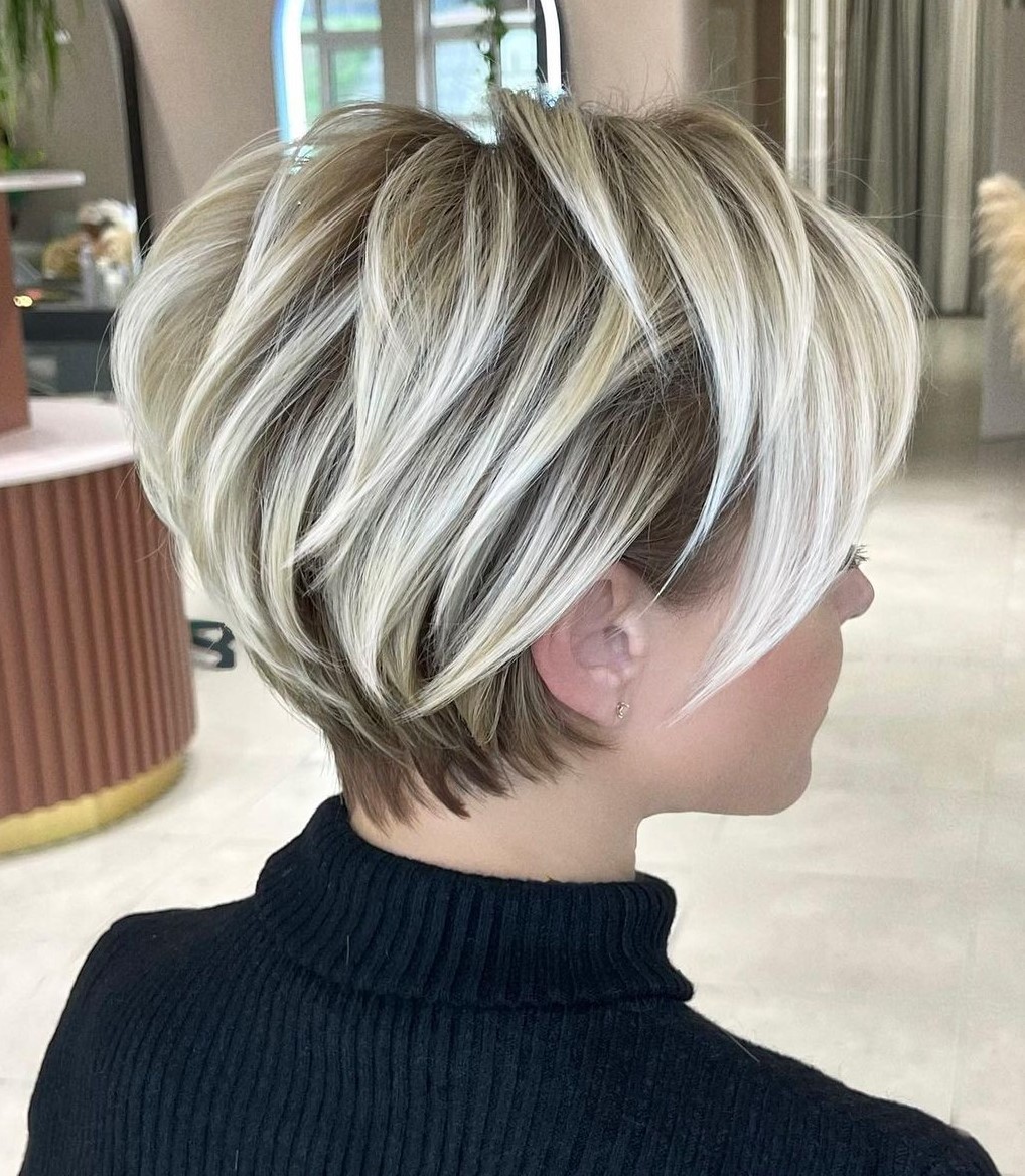 long pixie cut