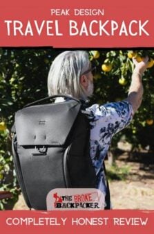 peak design travel backpack 45l review