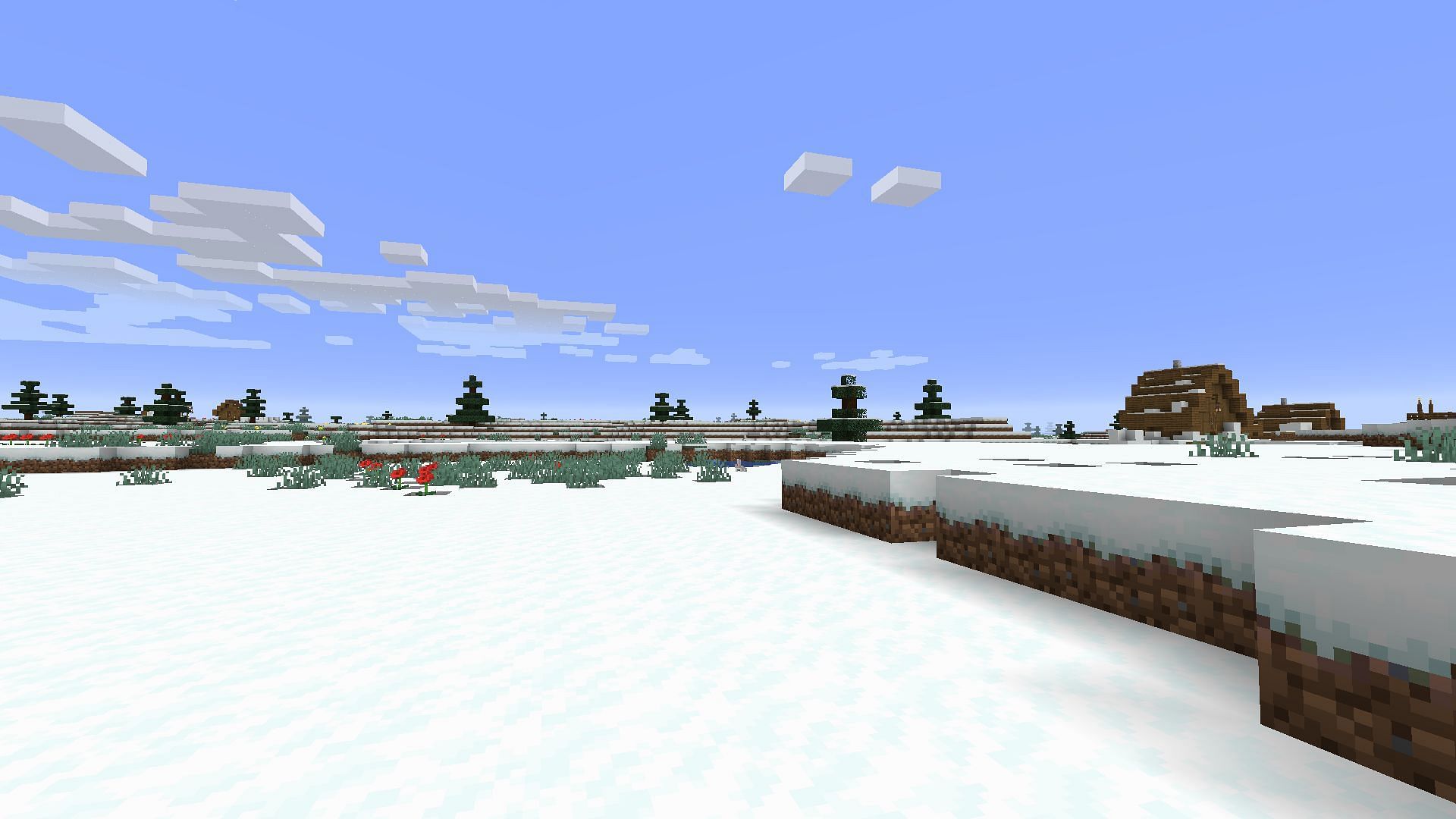 minecraft snow biome