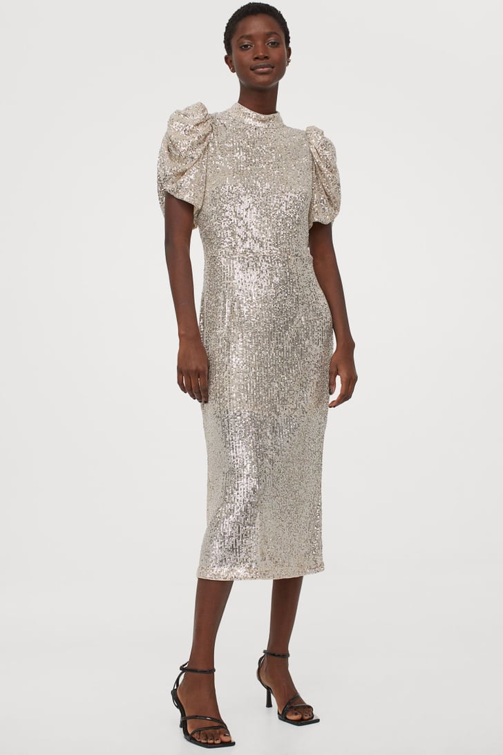 h&m sequin dress