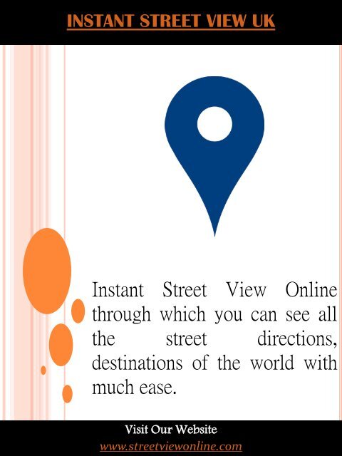 google instant street view