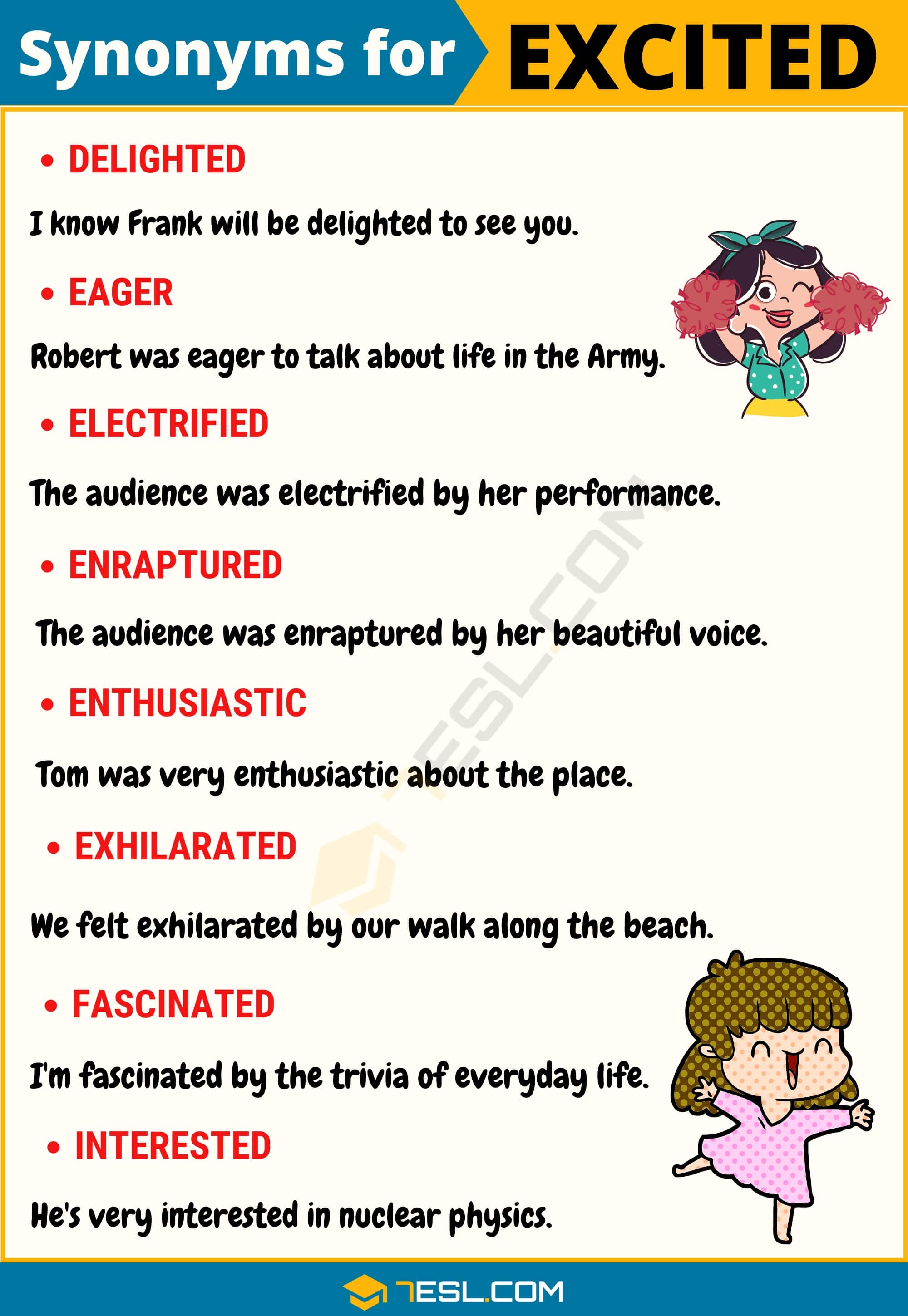 enthusiastic synonyms in english