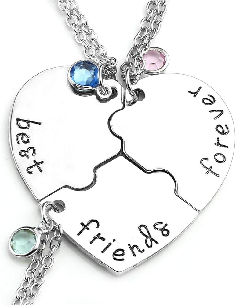 3 piece bff necklace