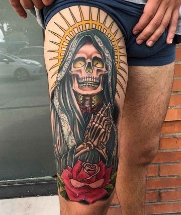 tattos de la santa muerte