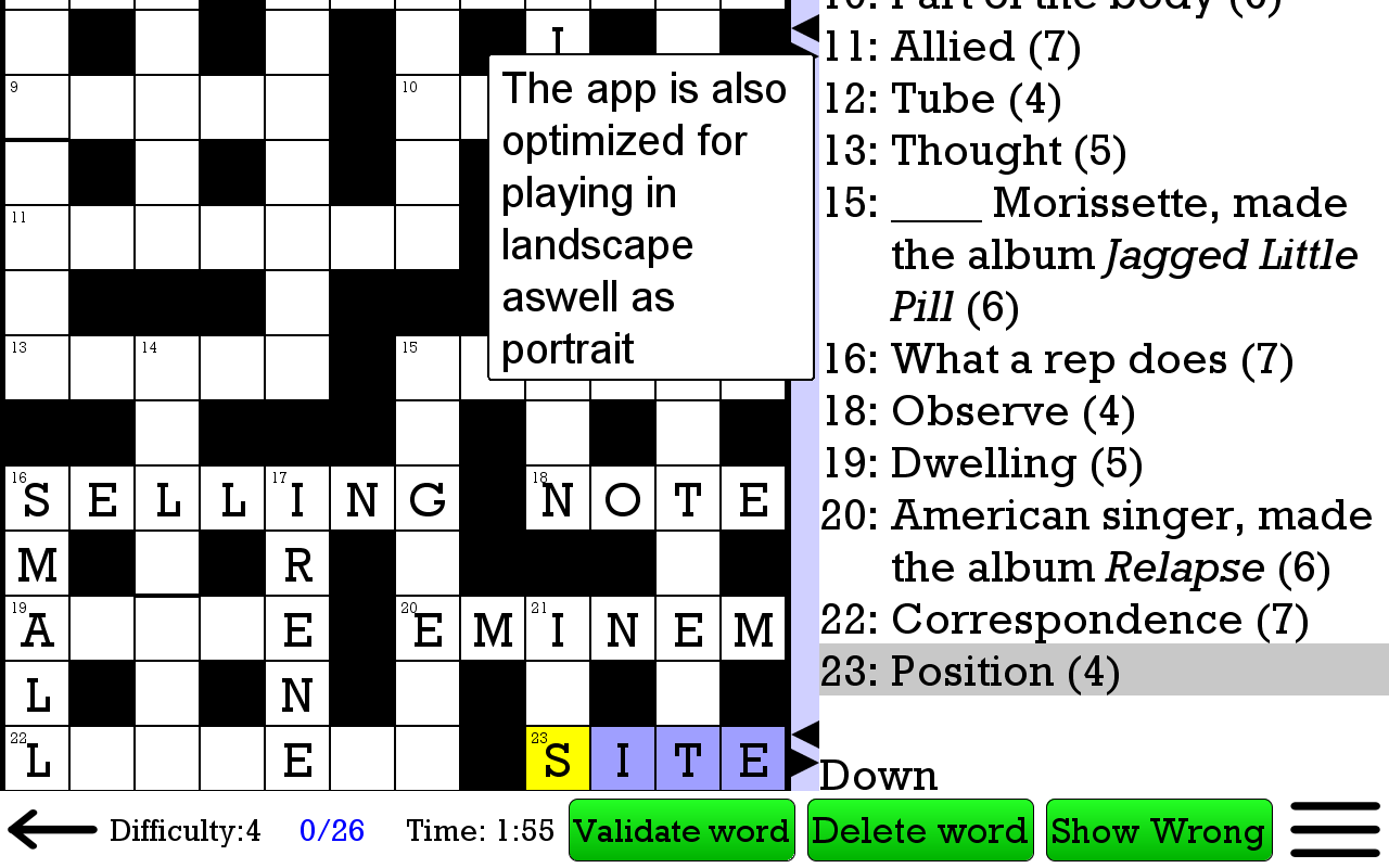 unlimited crossword clue