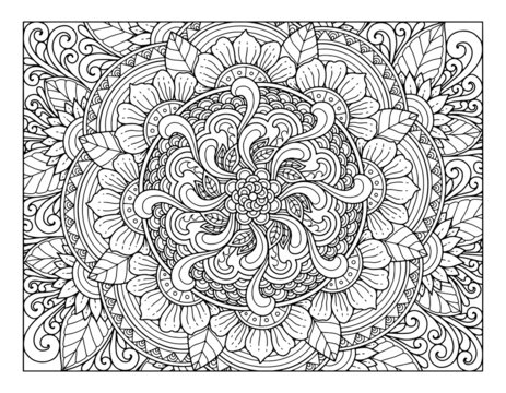 coloring for adults mandala