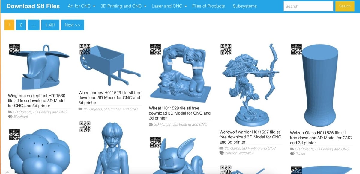 free 3d printer files