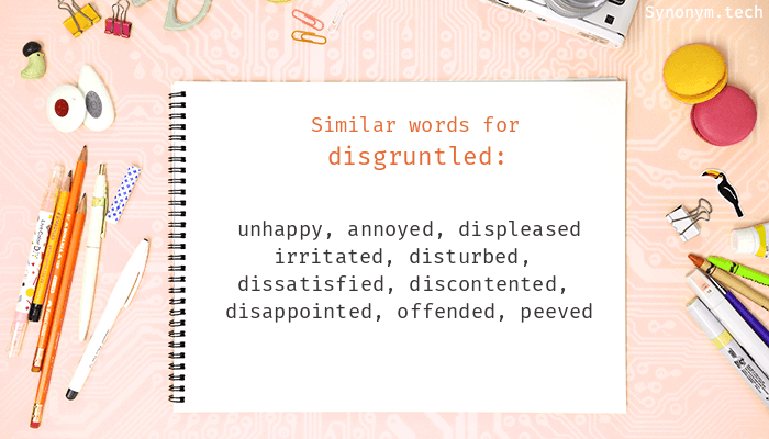 disgruntled thesaurus