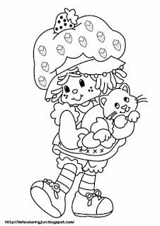 strawberry shortcake coloring book