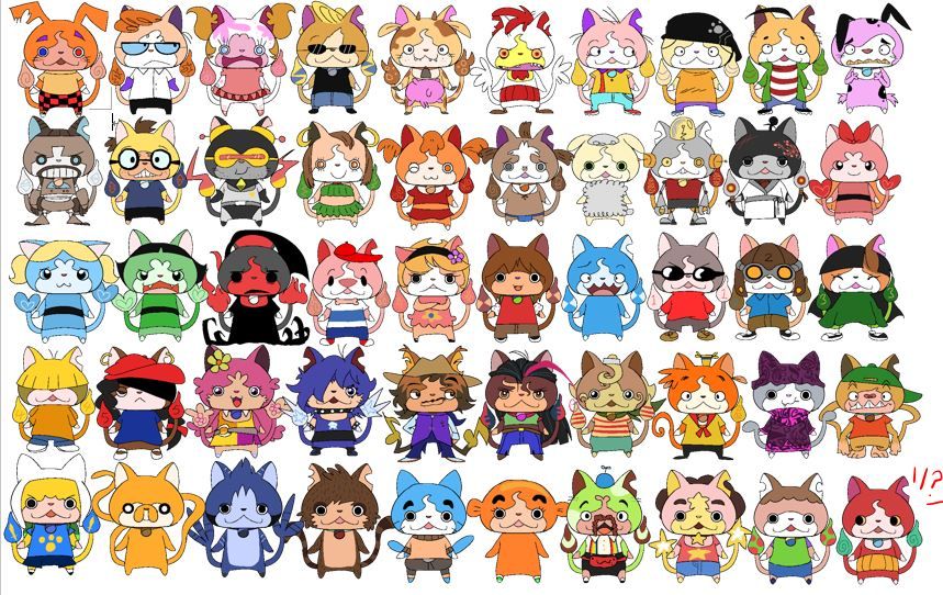 yo kai watch all characters