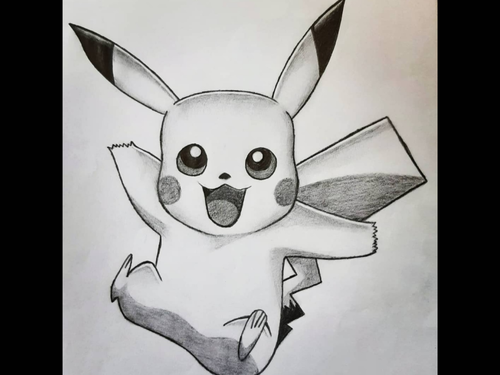 pikachu shading drawing