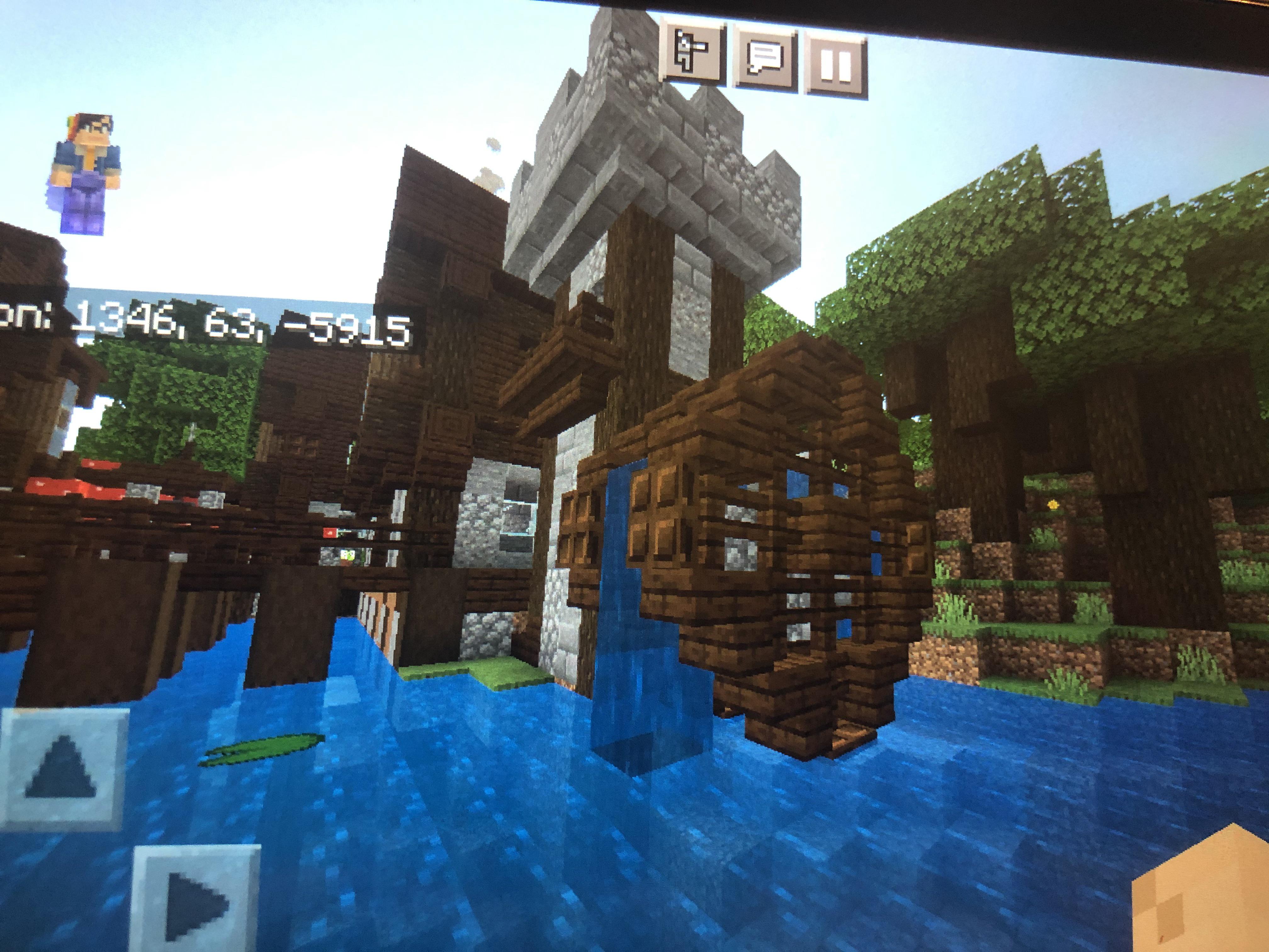 water wheel minecraft