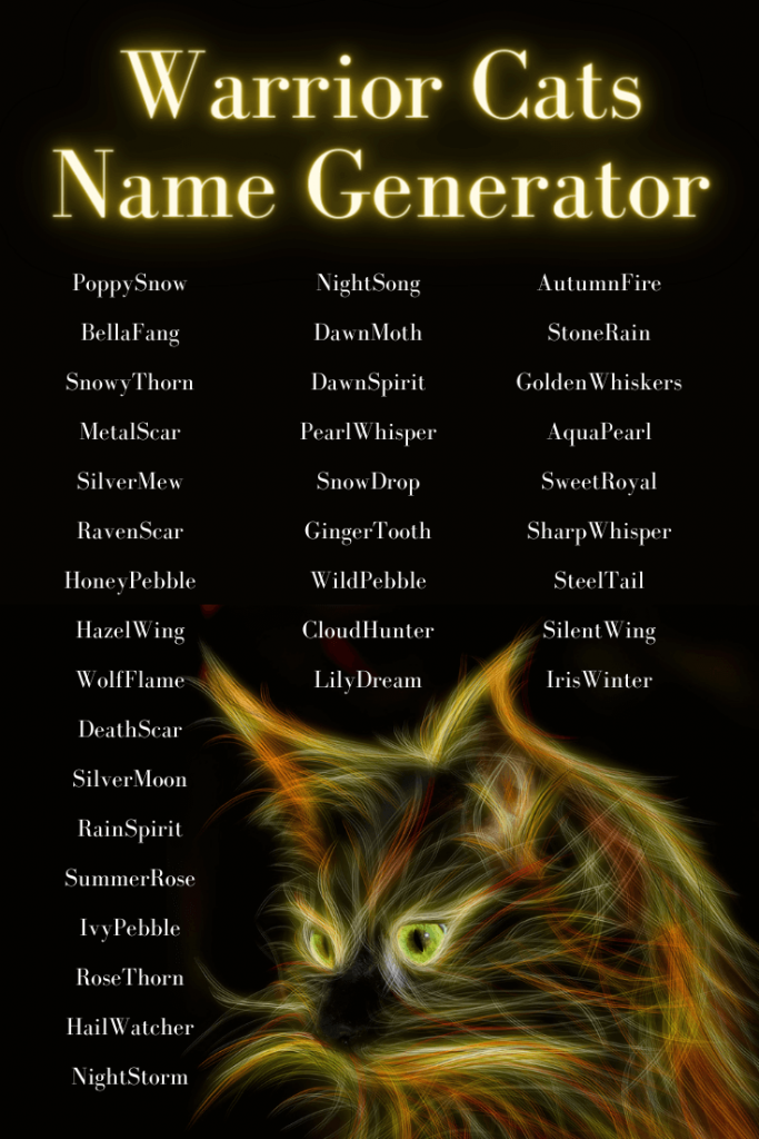 warrior cats generator