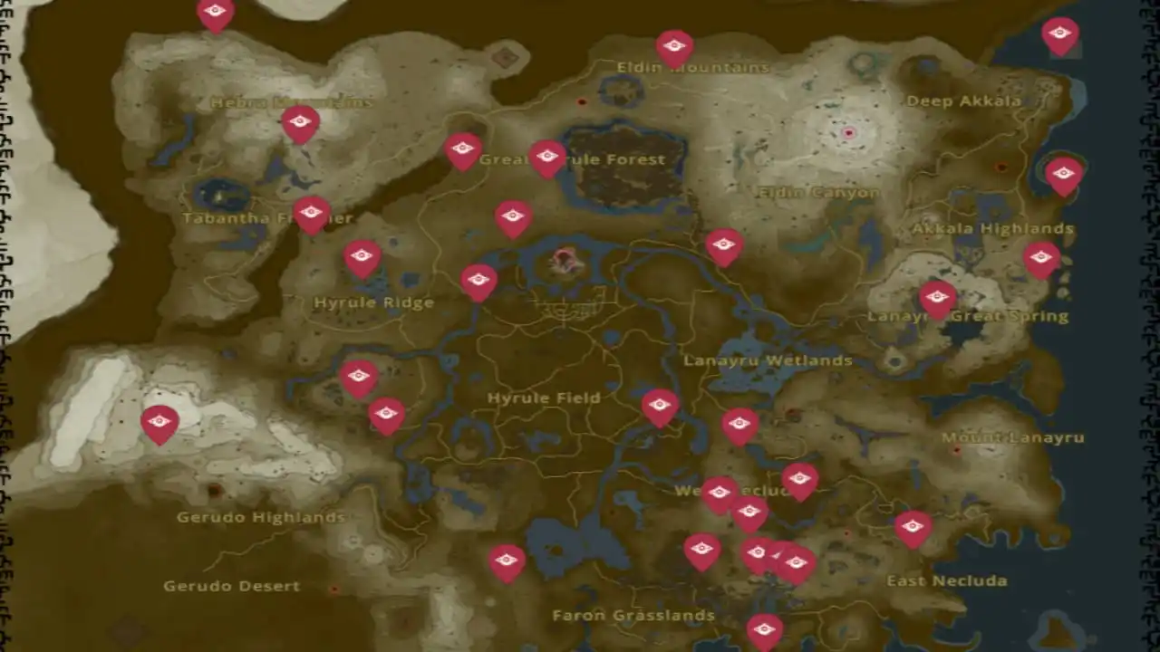 zelda totk hinox locations