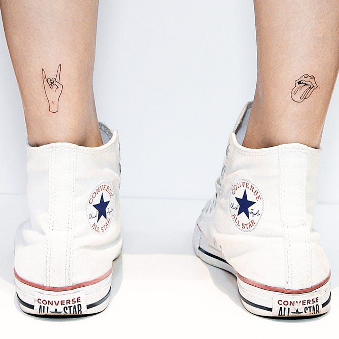 cute ankle tattoos