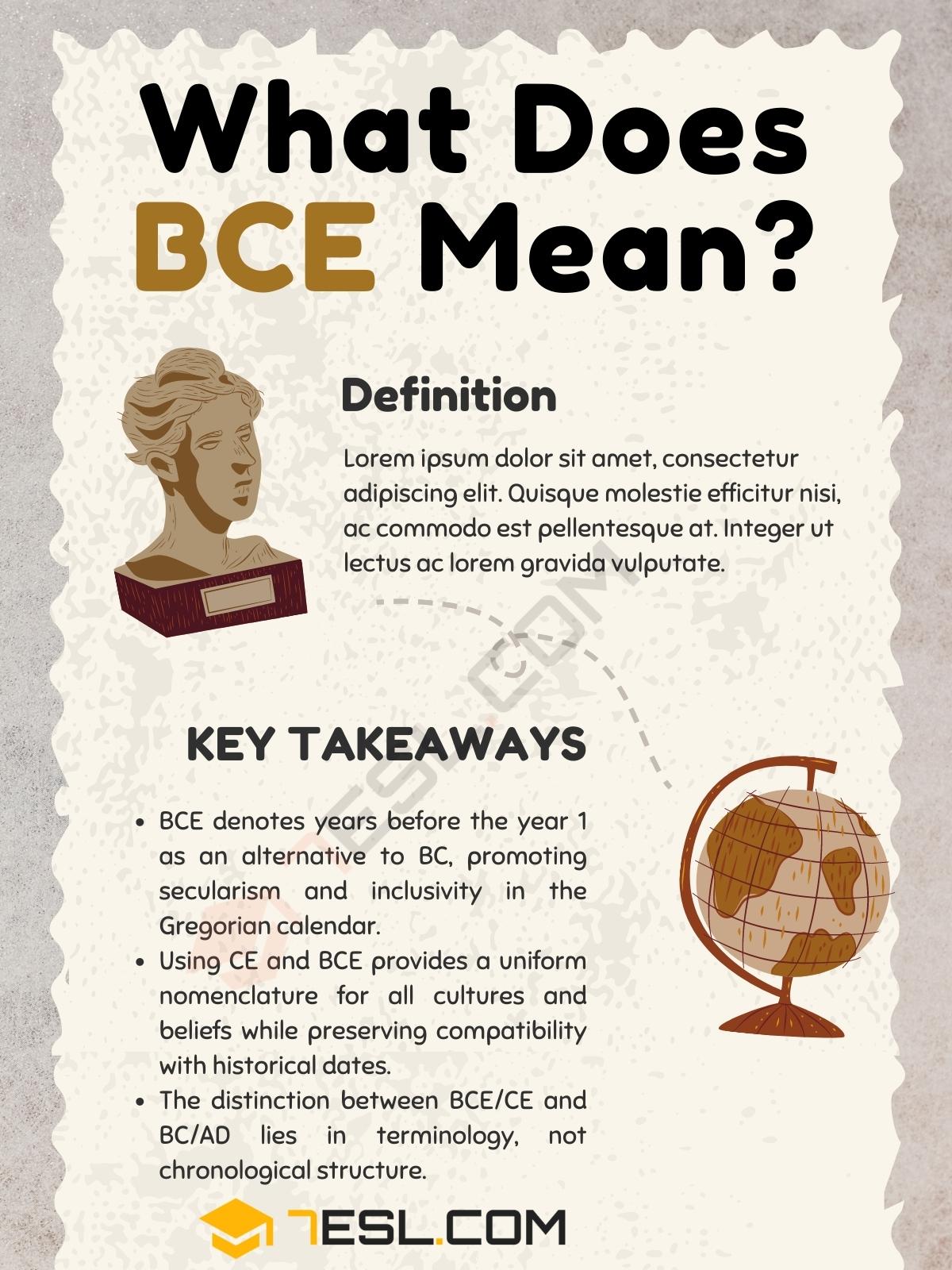 what does bce mean