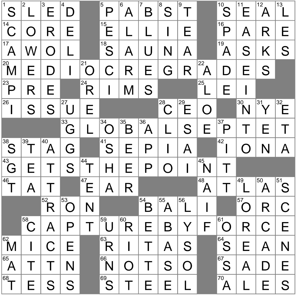 pull crossword clue