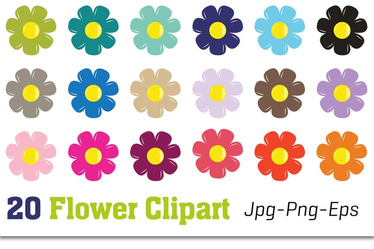 simple flower clipart