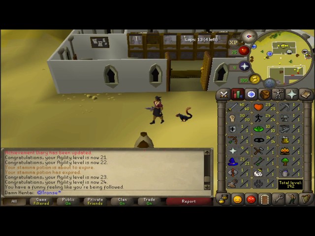 agility pet osrs