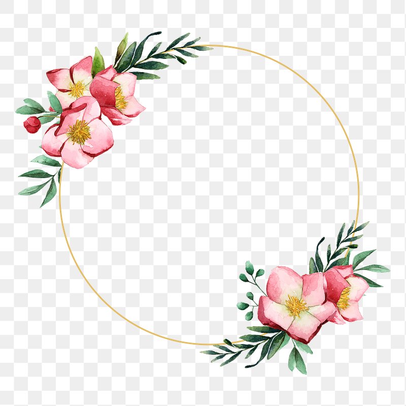 circle flower png