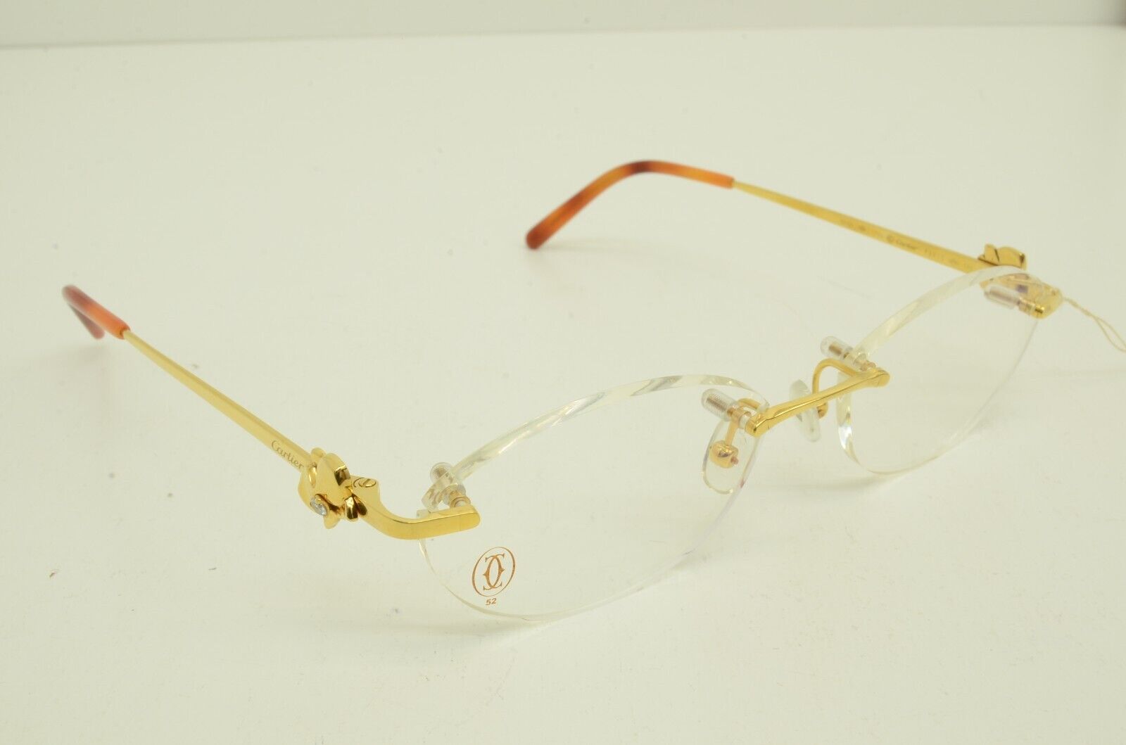 cartier gold eyeglasses