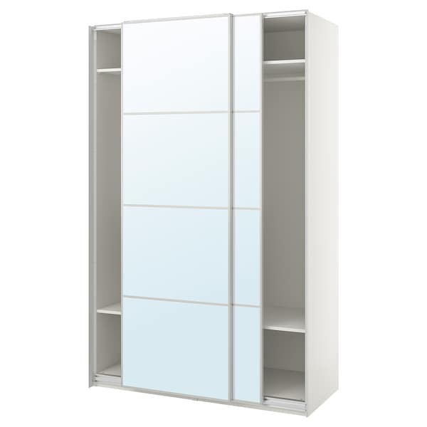 ikea white wardrobe with mirror