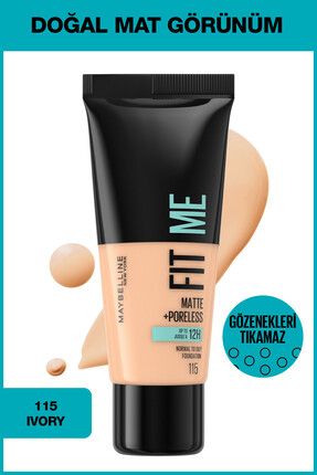 fit me matte and poreless foundation