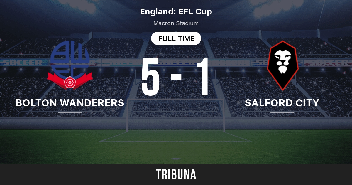 bolton wanderers f.c. vs salford city stats