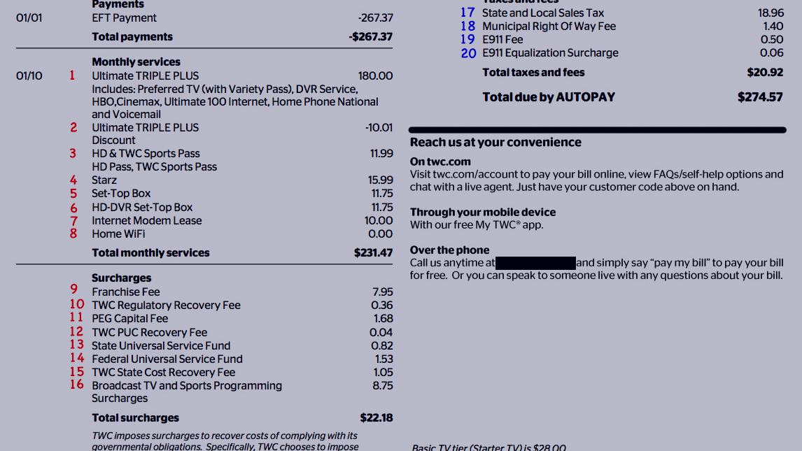 time warner cable make a payment by phone