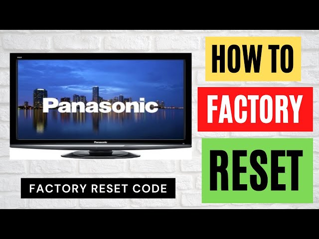 how to reboot panasonic tv