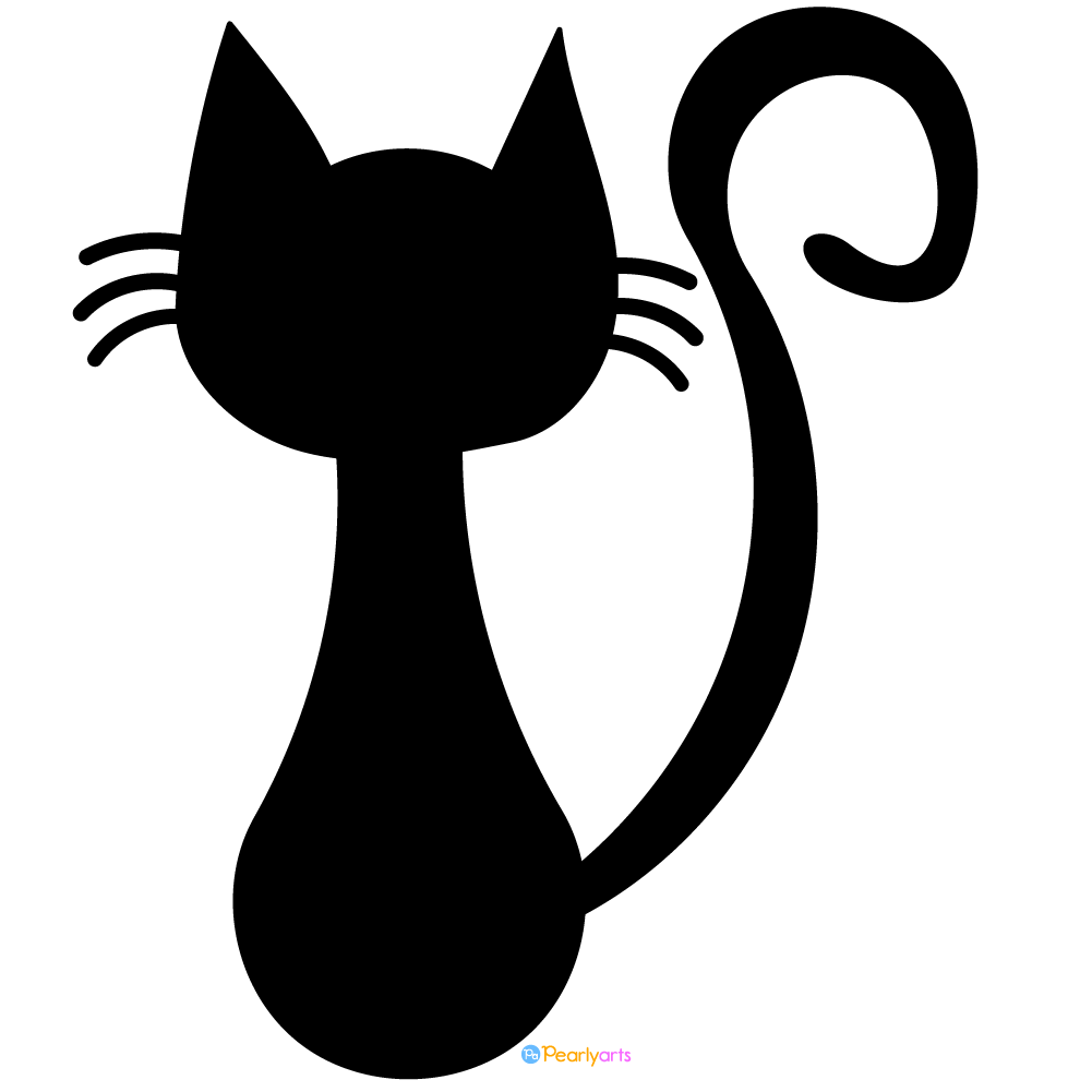 black cat clipart