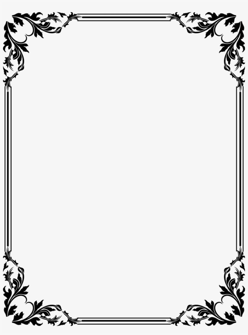 blank page border design