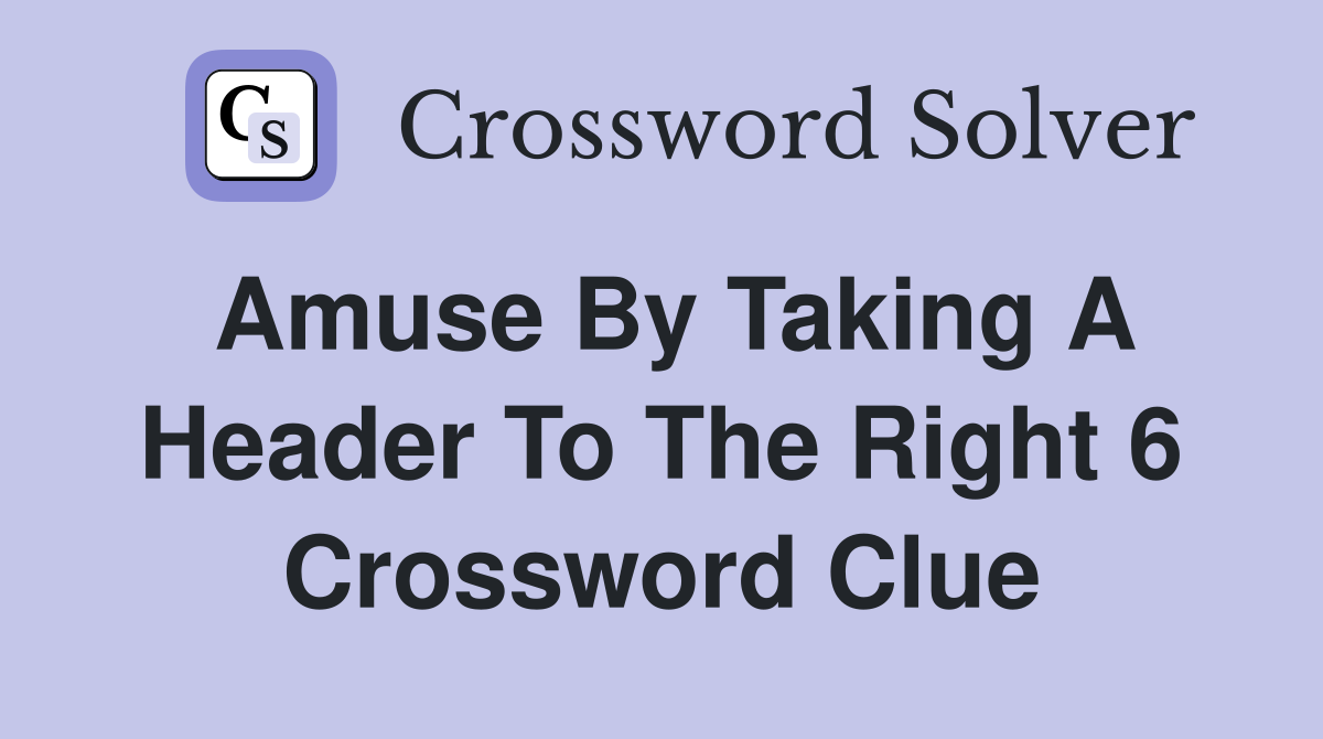 amuses crossword clue