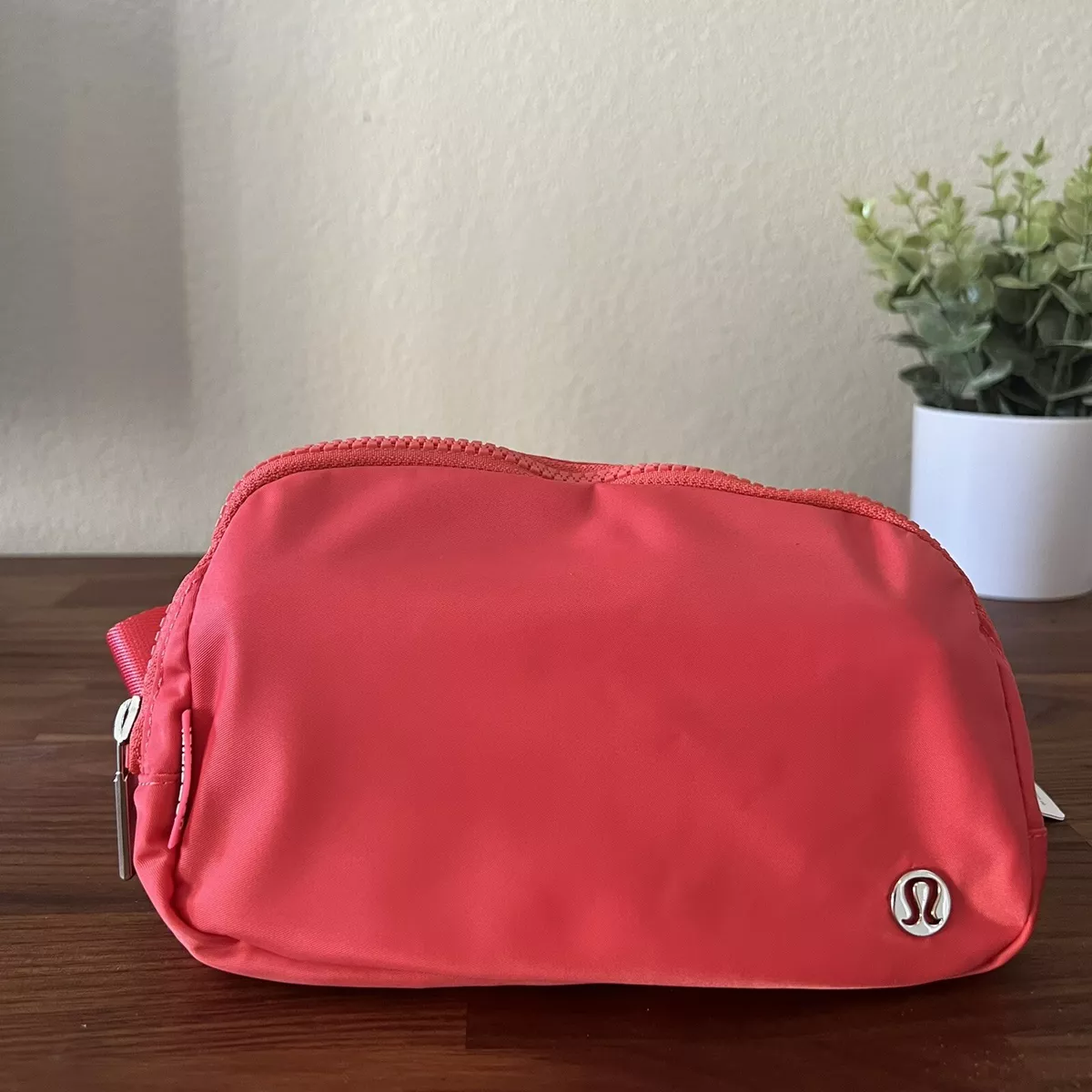 pale raspberry belt bag