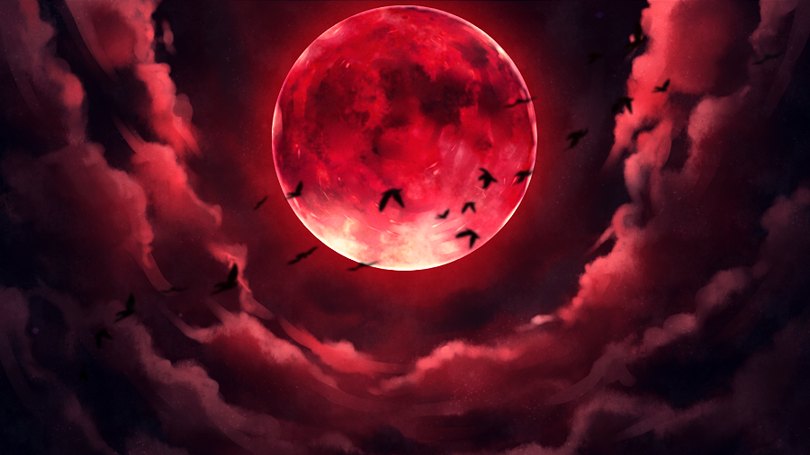 blood red moon anime