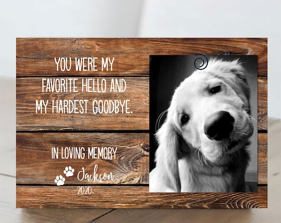 memorial gifts for dog loss