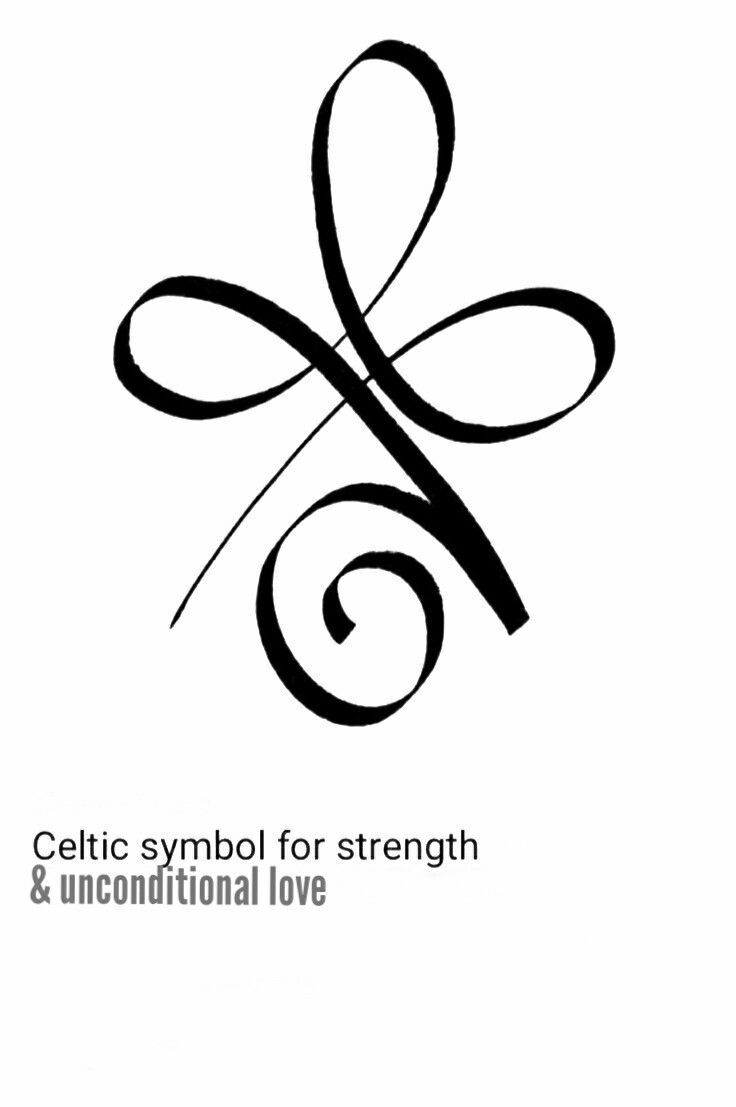 strength symbol tattoo