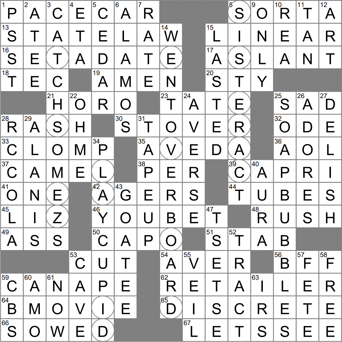 discuss crossword clue 6 letters