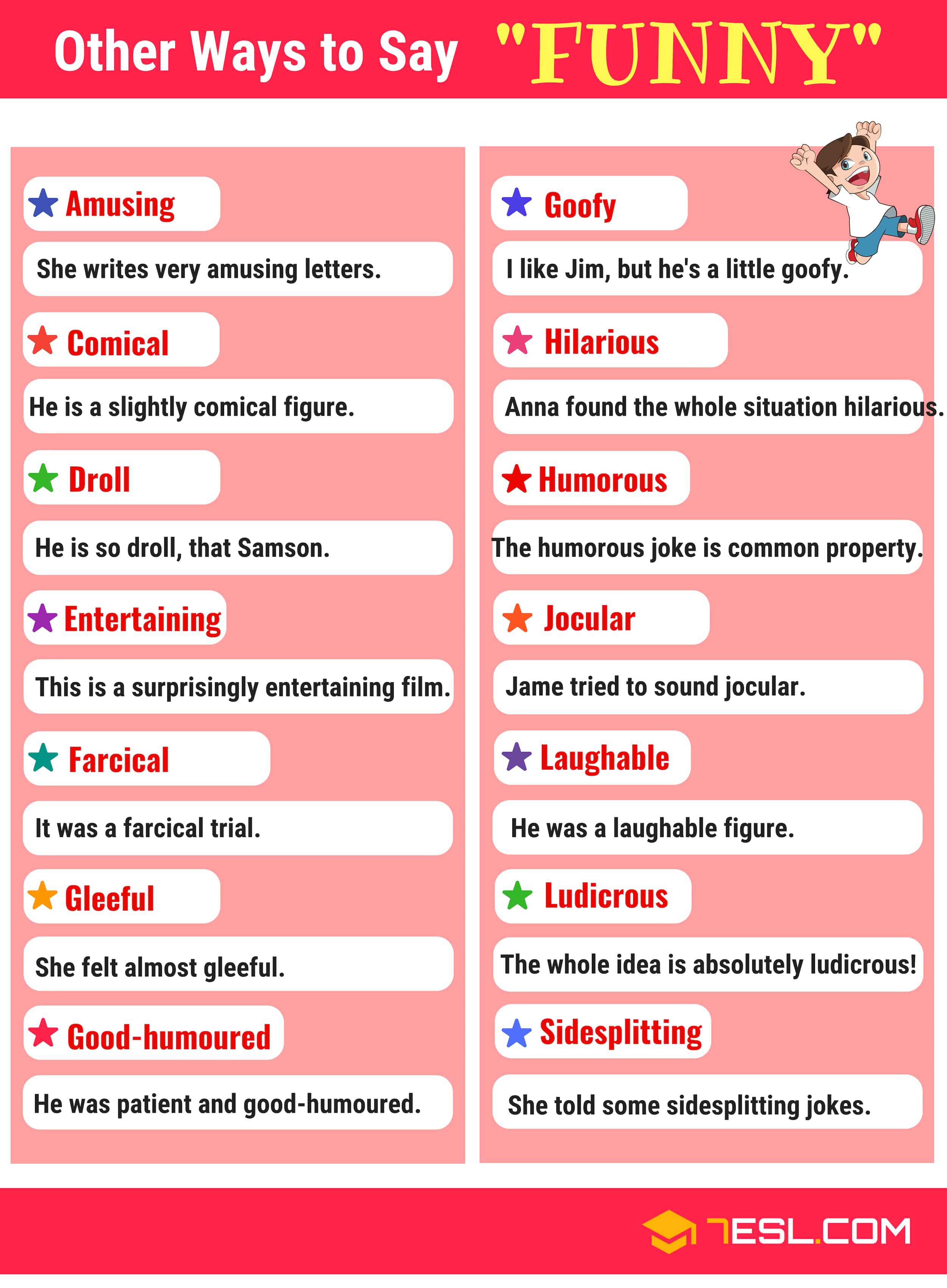 synonyms of funny