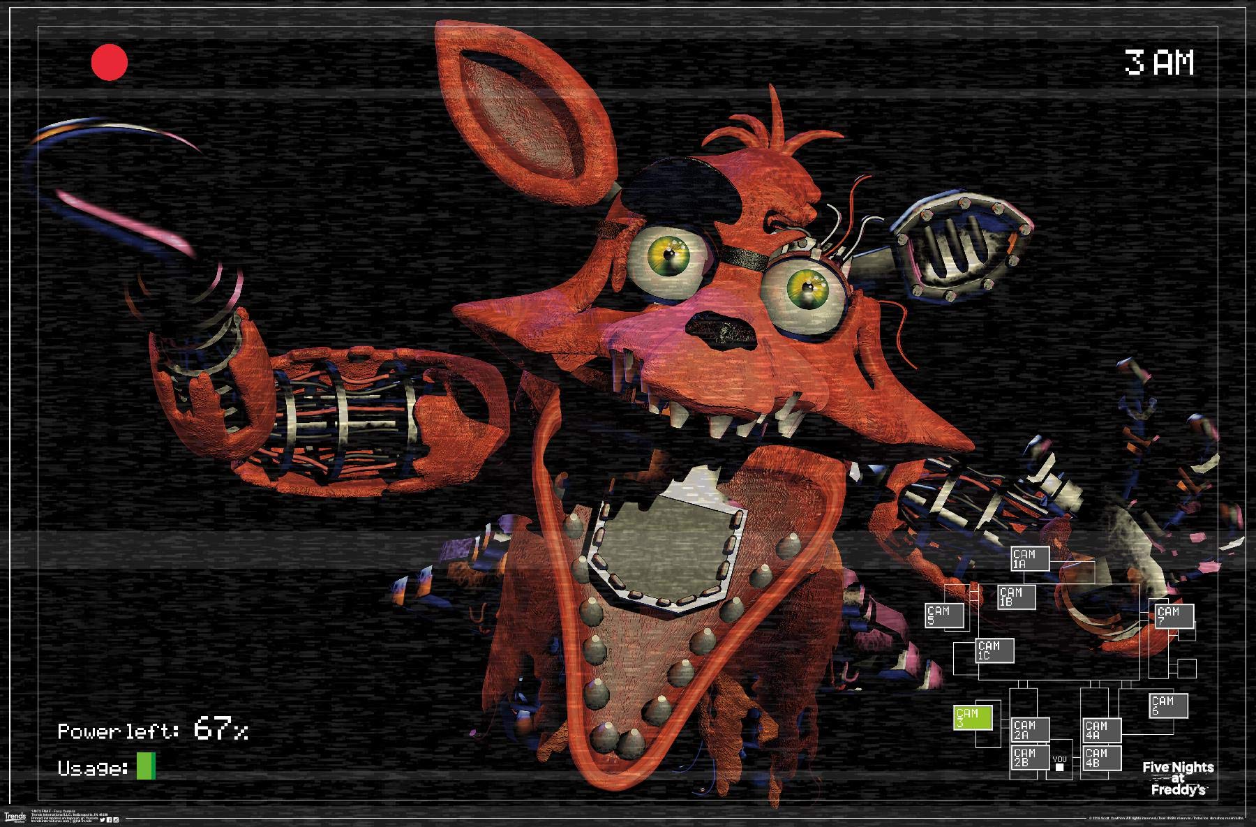 five nights at freddys cameras