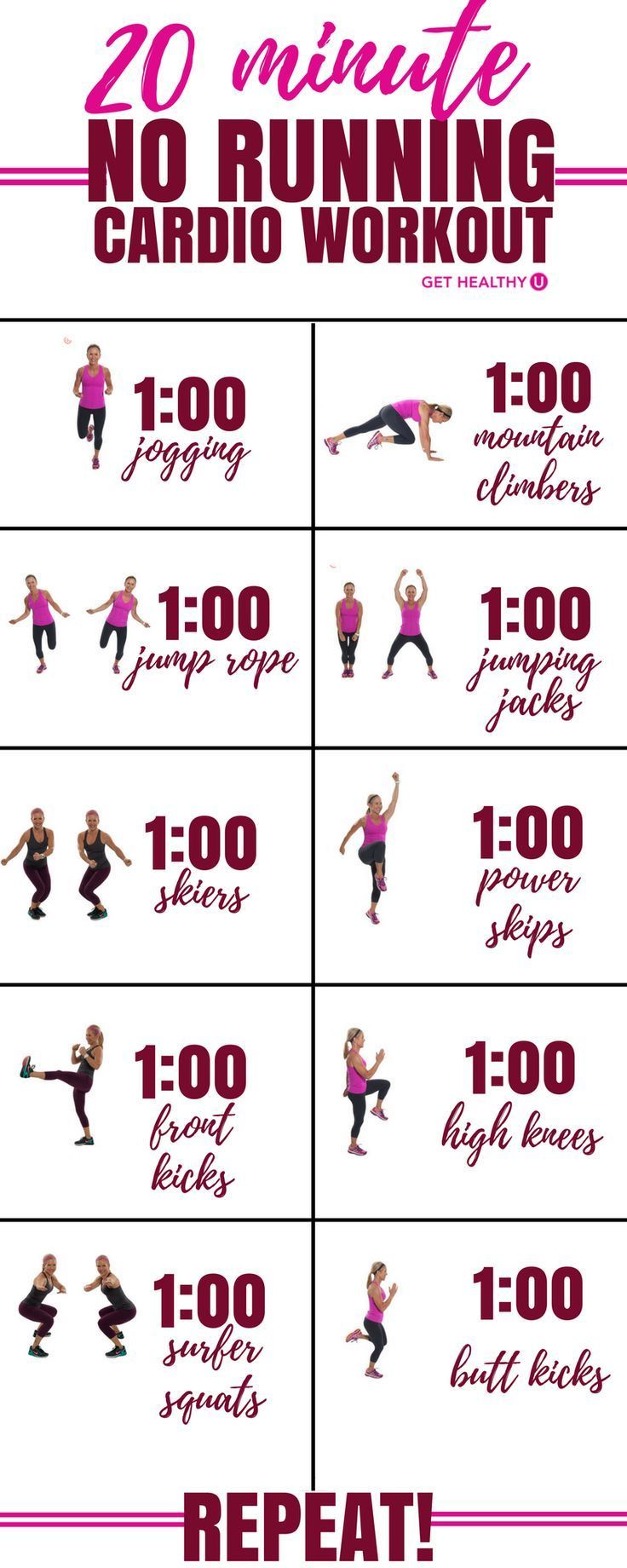 20 minute cardio workout