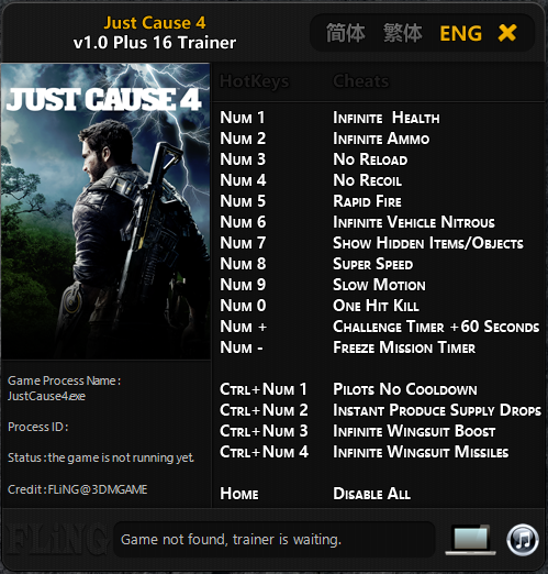 just cause 1 trainer