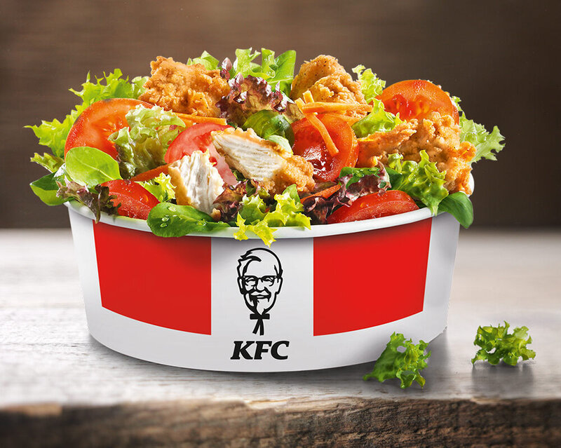 kfc salad menu